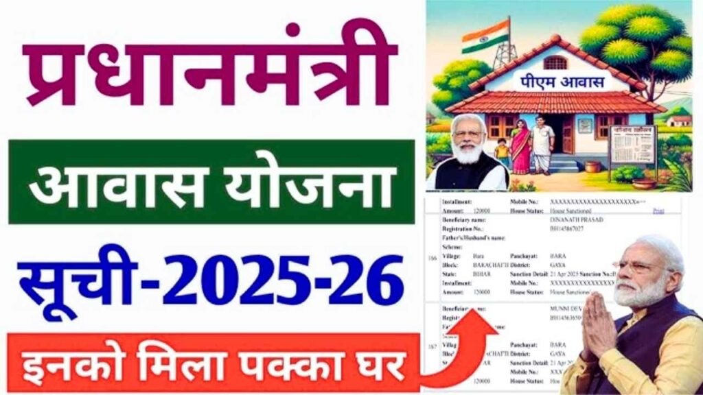 PM Awas New Beneficiary List 2025